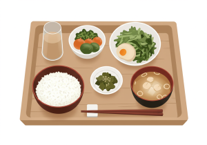 栄養バランスの取れたお食事のイメージ