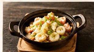 海鮮おこげ