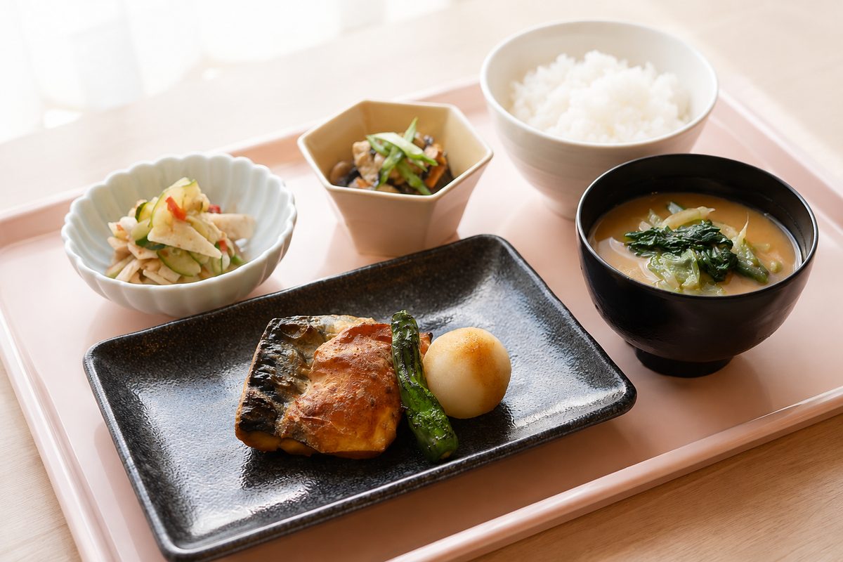 産後の回復を支える和食中心のお食事のイメージ